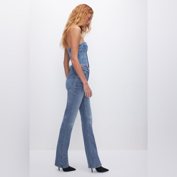NWT Good American Good Icon Straight Jeans (2) - Picture 3 of 9